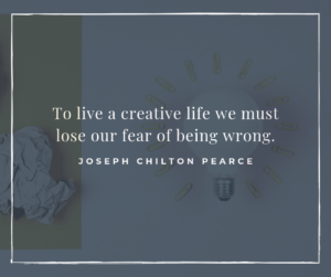 Read more about the article To live a creative life we must lose our fear of being wrong